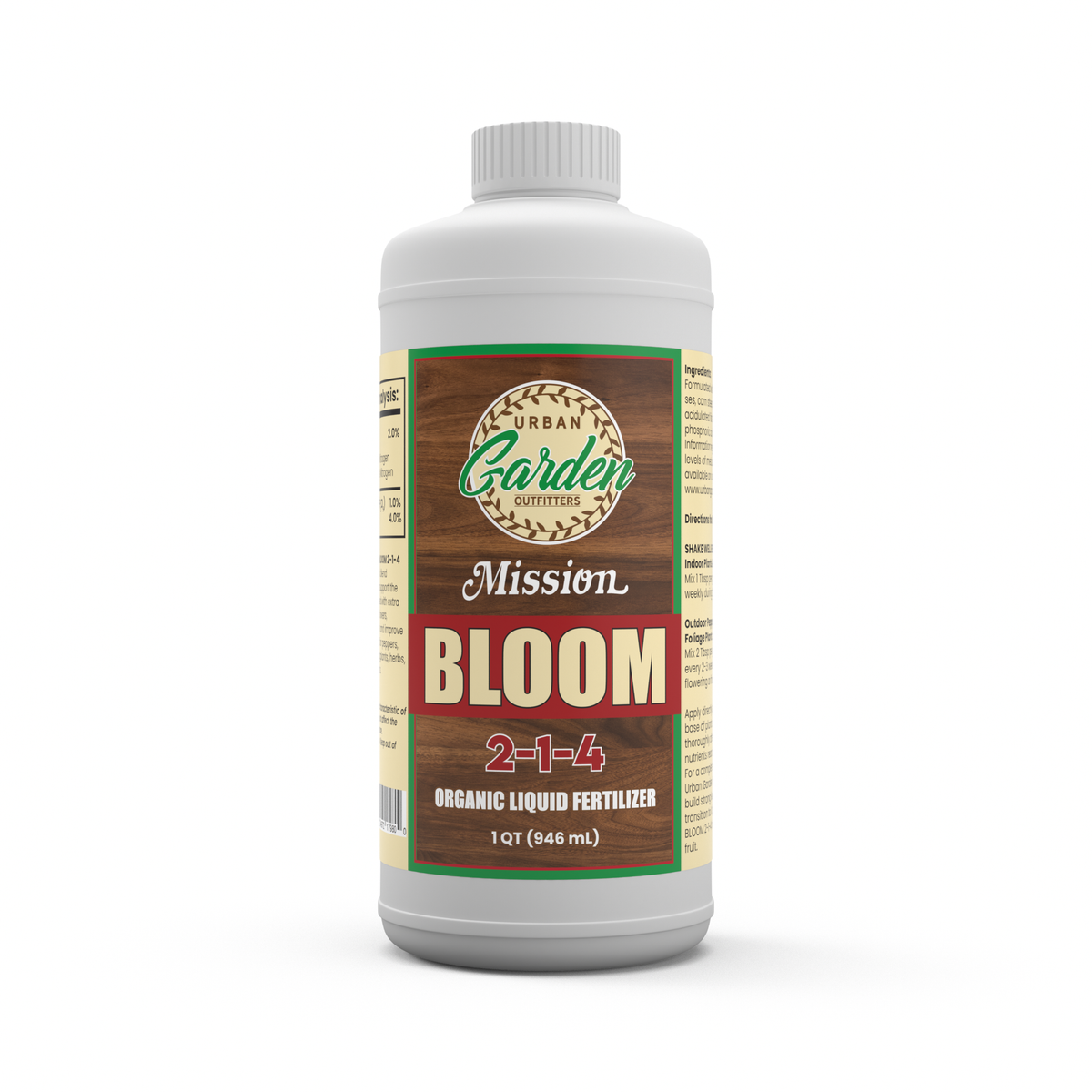 organic phosphorus fertilizer liquid BLOOM 2-1-4 Organic Liquid Fertilizer