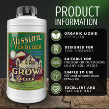 Load image into Gallery viewer, Urban Garden Outfitters-Mission Fertilizer-GROW-3-1-2